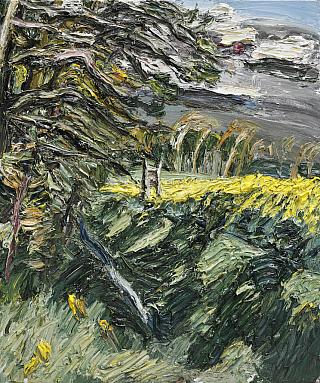 Christopher Lehmpfuhl Am Waldrand, 2014, 120 x 100 cm